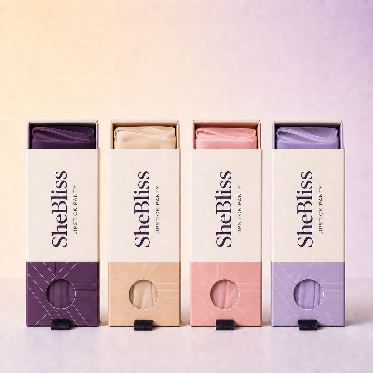 SheBliss Invisible Lipstick Panties — Pack of 4 — product view 7